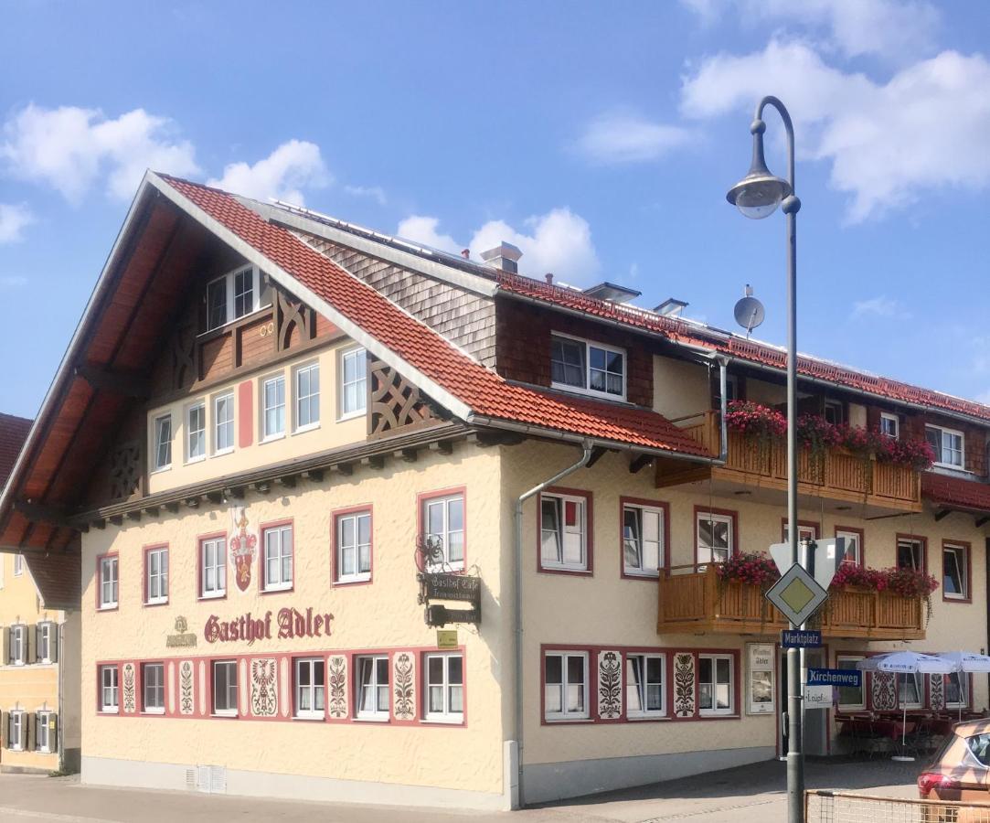 Gasthof Adler Hotel Unterthingau Bagian luar foto